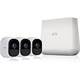 Arlo Pro by NETGEAR Security System with Siren – 3 Rechargeable Wire-Free HD Cameras with Audio, Indoor/Outdoor, Night Vision (VMS4330)