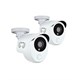 Night Owl Security 2 Pack Add–On 1080p Wired HD Analog Security Cameras with Heat Based Motion Detection - CAM-2PK-PIRHDA10W-BU