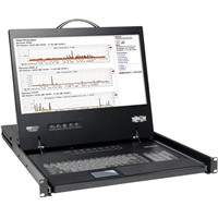 Tripp Lite 8-Port Rack Console VGA KVM Switch w/ 19" LCD 1U TAA - 8 Computer(s) - 19" Active Matrix TFT LCD - 8 x HD-15 Keyboard/Mouse/Video