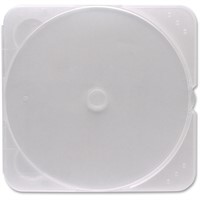 Verbatim CD/DVD Clear TRIMpak Cases - 200pk (bulk) - TAA Compliant - Jewel Case - Book Fold - Plastic - Clear - 1 CD/DVD