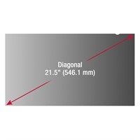 Viewsonic Privacy Filter Screen Protector Black - For 21.5"Monitor