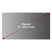Viewsonic Privacy Filter Screen Protector Black - For 27"Monitor