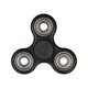 Worryfree Gadgets Fidget Spinner Stress Reducer Focus Toy for Kids & Adults - Black - FIDGET -BLK