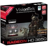 Visiontek Radeon HD 3650 Graphics Card - ATi Radeon HD 3650 - 512MB GDDR2 SDRAM 128bit - PCI Express 2.0 x16 - DVI-I - Retail