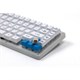 WhiteFox Custom Mechanical Keyboard Kaihua Linear Brown MX Style Switches (Open Box)