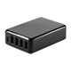 Monoprice Obsidian Series 5-Port 8A USB Smart Charger with 1 USB-C Port (Open Box)