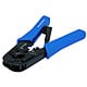Multi-Modular Plug Crimps, Strips, and Cuts Tool with Ratchet