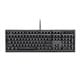Workstream by Monoprice Brown Switch Full Size Mechanical Keyboard, Black