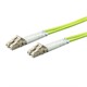 Monoprice Entegrade OM5 Fiber Optic Cable, LC/UPC-LC/UPC, Multi Mode, Duplex - 3 Meter (50/125 Type) - Green