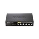 D-Link DES-1005P 5-Port 10/100 Unmanaged Metal Desktop Switch with 1 PoE Port - 5 Ports - 1 x POE - 4 x RJ-45 (Open Box)
