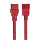 Monoprice 6ft 12AWG Red Power Extension Cord, 20A (IEC 60320 C19 to IEC 60320 C20)