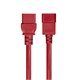 Monoprice 6ft 14AWG Red Power Cord for PDU, 15A (IEC 60320 C13 to IEC 60320 C20)