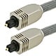 Monoprice Premium S/PDIF (Toslink) Digital Optical Audio Cable, 18 in