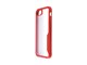 Shockproof Protective case Red + Transparent Clear Anti-Slip for iPhone 8