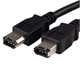 Monoprice IEEE-1394 FireWire i.LINK DV Cable 6P-6P M/M, 15ft (Black)