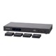 Monoprice Blackbird 4K 4x4 HDMI Matrix Extender with 4 Receivers PoC IR EDID (Open Box)