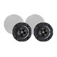 Alpha In-Ceiling Speakers 6.5in Carbon Fiber 2-Way with 15° Angled Drivers (pair)