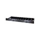 APC Horizontal Cable Manager - Cable Manager - Black - 1U Rack Height (Open Box)