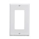 1-Gang Décor Wall Plate, White