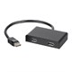 Monoprice 2-Port DisplayPort 1.2 to DisplayPort Multi-Stream Transport (MST) Hub (Open Box)