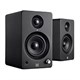 Monolith by Monoprice MM-3 Powered Multimedia Speakers with Bluetooth with aptX (Pair), Black