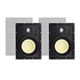 Monoprice Caliber Snap Lock In-Wall Speakers, 8in Fiber 2-Way (pair)