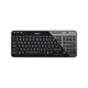 Logitech Wireless Keyboard K360 - Wireless Connectivity - RF - USB Interface - Compatible with Computer (PC) - Email, Play/Pause, Previous Track, Next Track, Volume Control - Black (Open Box)