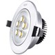 Aglaia LED Ceiling Light 5W 3000K CRI80+ Warm White LED Recessed Lighting Fixture, 360 Lumens Downlight