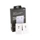 Monoprice HDMI Over Cat5e/Cat6 Extender Wall Plate with LED Indicator (Pair), Single Port (1P), White (Open Box)