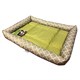 Pet bed Crate Water Resistant Detachable Washable for Dogs and Cats Green 22"x16"x3"