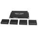 Monoprice HDBaseT 1x4 HDMI Splitter and 4 Receivers (Open Box)(Limit 20 per Customer)