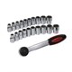 Monoprice 21-piece 1/2in Drive Socket Wrench Set (Open Box)