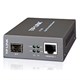 TP-LINK MC220L Gigabit Media Converter, 1000Mbps RJ45 to 1000Mbps SFP slot supporting MiniGBIC modules, chassis mountable - 1 x Network (RJ-45) - 1000Base-T - 1 x Expansion Slots (open box)