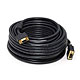 Monoprice 50ft Super VGA M/F CL2 Rated (For In-Wall Installation) Cable w/ Ferrites (Gold Plated)
