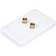High Quality Banana Binding Post Wall Plate for 1 Speaker - Coupler Type