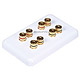 High Quality Banana Binding Post Wall Plate for 4 Speaker - Coupler Type