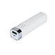 Monoprice Power Bank Battery Backup and LED Flashlight for iPhone®, iPod®, and other USB Mobile Devices (2600mAh), White (Open Box)