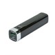 Monoprice Battery Backup and LED Flashlight for iPhone, iPod, and other USB Mobile Devices (2600mAh), Black (Open Box)
