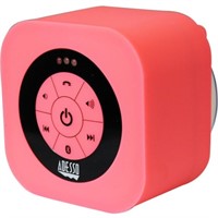 Adesso Xtream Xtream S1P Speaker System - Battery Rechargeable - Wireless Speaker(s) - Pink - 150 Hz - 20 kHz - 30 ft - Bluetooth - USB