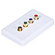 3 RCA Component / F Connector Wall Plate (RGB Component + F Connector) - Coupler Type