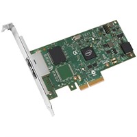 Intel Ethernet Server Adapter I350-T2 - PCI Express x4 - 2 Port(s) - 2 x Network (RJ-45) - Twisted Pair - Low-profile, Full-height - Bulk