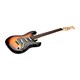 Monoprice Indio Cali Classic Electric Guitar with Gig Bag Sunburst (Open Box)