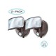 Home Zone Security Motion Sensor Activated Battery Powered LED Security Light 2 Pack (Battery Included) (open box)