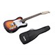 Monoprice Indio Retro Classic Electric Guitar with Gig Bag, Sunburst (Open Box)(Limit 20 per Customer)