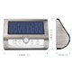 Albrillo LED Solar Lights Motion Sensor Security Light Cool White Waterproof Outdoor Lights x 1