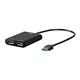 Monoprice USB 3.0 to Dual 4K@60HZ DisplayPort Video Adapter (Open Box)