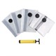 Vacuum Storage Bags, Kealive Spacesaver Bags (3 Large, 2 Small, 1 Hand-Pump) for Clothes Home Travel, Double-Zip Seal (Limit 20 per Customer)