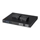 Monoprice Blackbird 4K 18Gbps HDBaseT 4x4 HDMI Matrix Extender Switch over Cat6 with 4 Receivers and 4 IR Kits, 70m, HDR, HDCP2.2, PoC, GUI and De-Embedded Audio (Open Box)