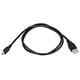 USB-A to Mini-B Cable - 5-Pin, 28/28AWG, Black, 3ft