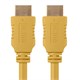 Monoprice Select Series High Speed HDMI Cable - 4K @ 24Hz, 10.2Gbps, 28AWG, 1.5ft, Yellow